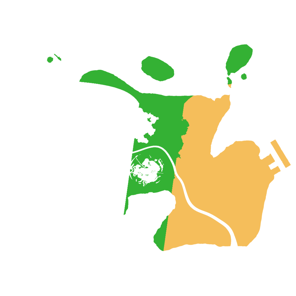 Biome Rust Map: Procedural Map, Size: 2000, Seed: 694140150