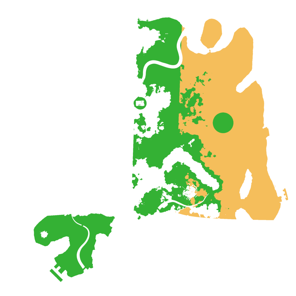 Biome Rust Map: Procedural Map, Size: 3800, Seed: 753295924