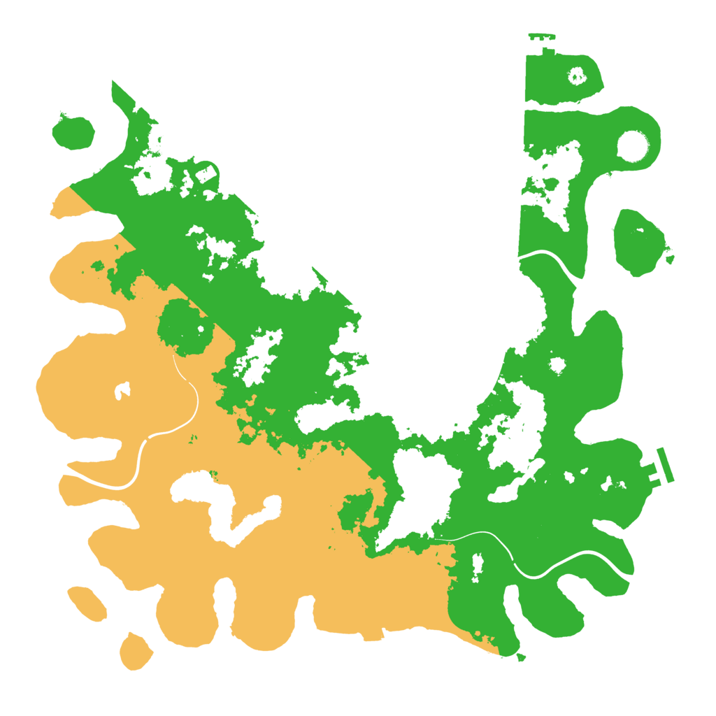 Biome Rust Map: Procedural Map, Size: 4050, Seed: 342161541