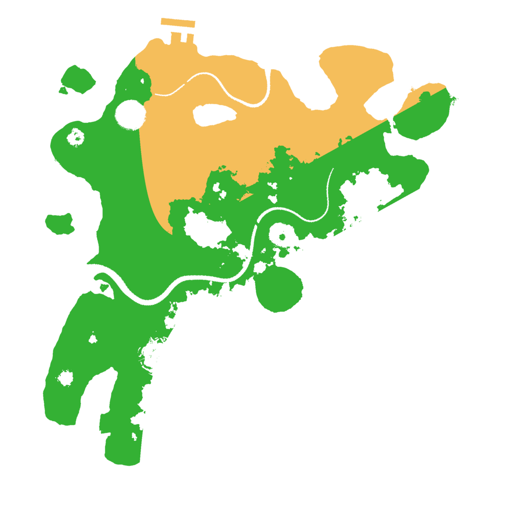 Biome Rust Map: Procedural Map, Size: 3000, Seed: 1277324275