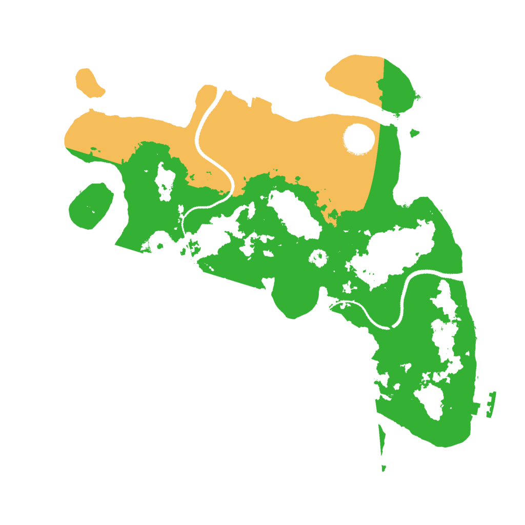 Biome Rust Map: Procedural Map, Size: 3000, Seed: 1073692910