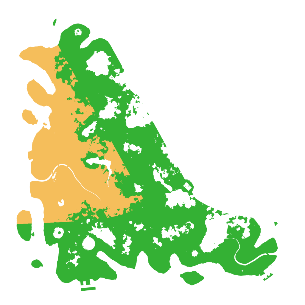 Biome Rust Map: Procedural Map, Size: 4250, Seed: 642079972