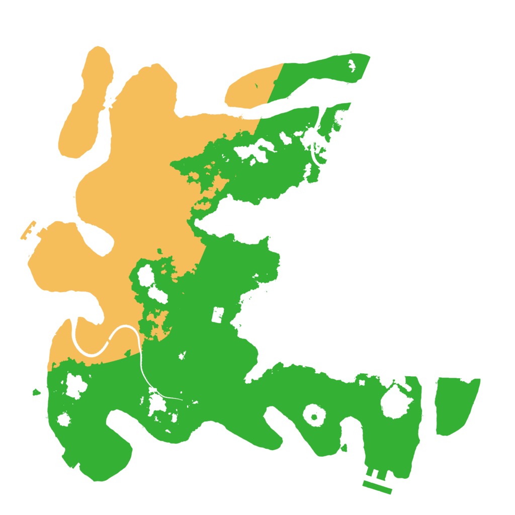 Biome Rust Map: Procedural Map, Size: 3500, Seed: 476261912