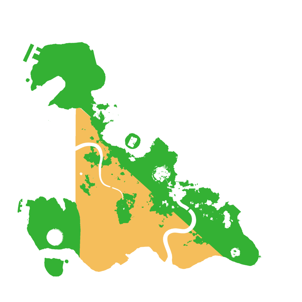 Biome Rust Map: Procedural Map, Size: 3250, Seed: 403813588
