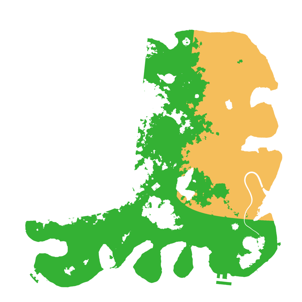 Biome Rust Map: Procedural Map, Size: 4000, Seed: 16012025