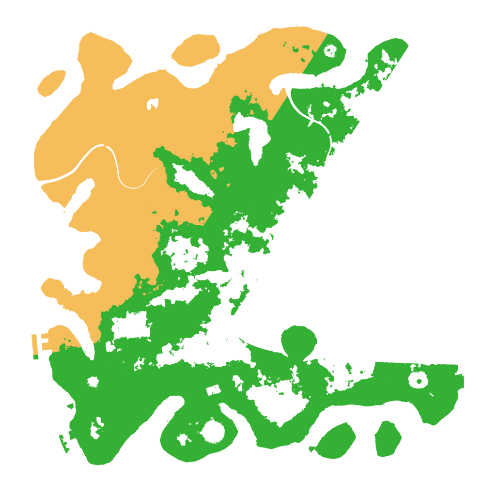 Biome Rust Map: Procedural Map, Size: 4000, Seed: 654165