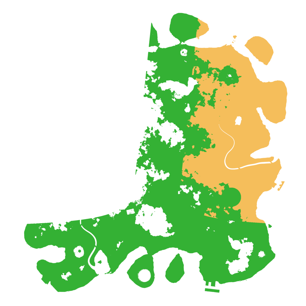 Biome Rust Map: Procedural Map, Size: 4250, Seed: 16012025