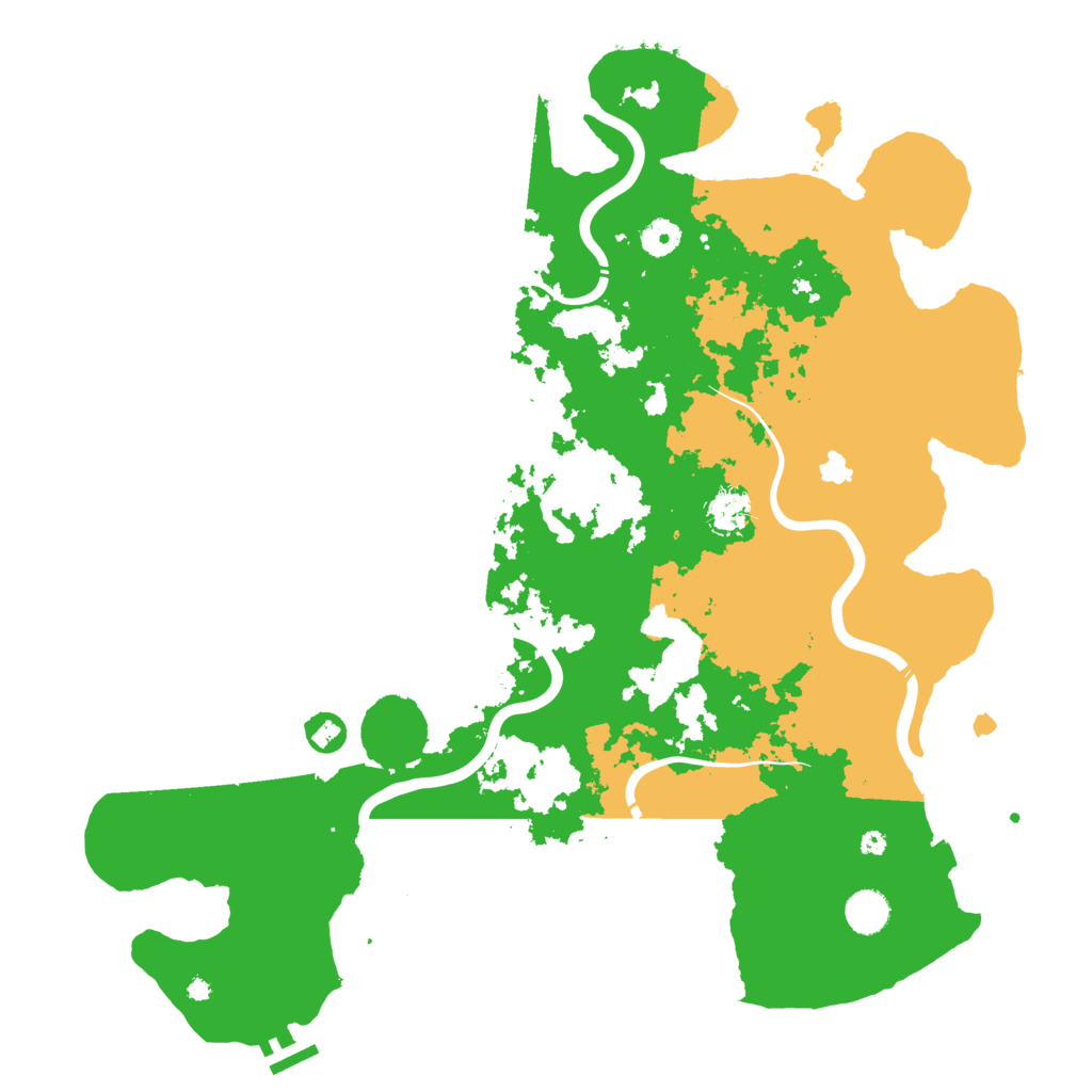 Biome Rust Map: Procedural Map, Size: 4333, Seed: 16012025