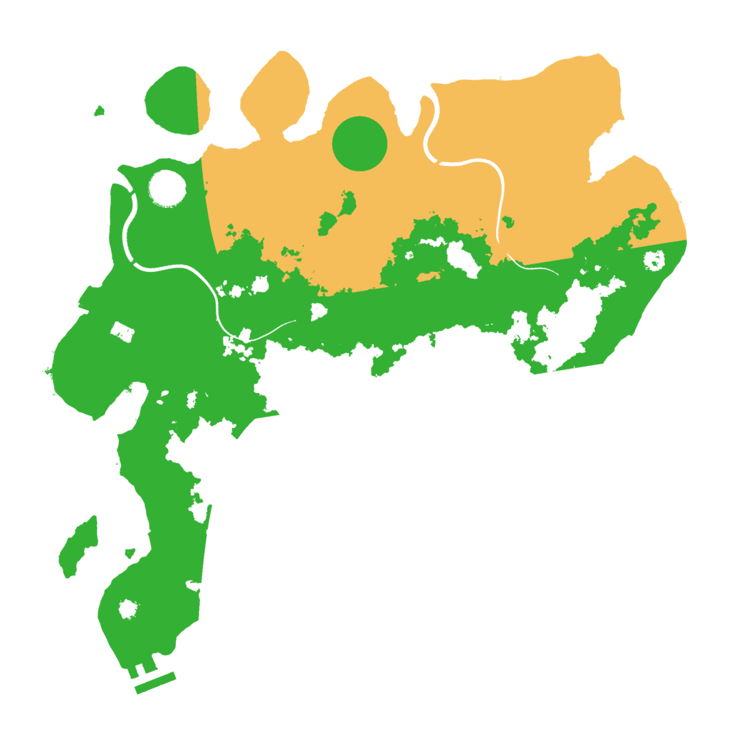 Biome Rust Map: Procedural Map, Size: 3500, Seed: 1311197326