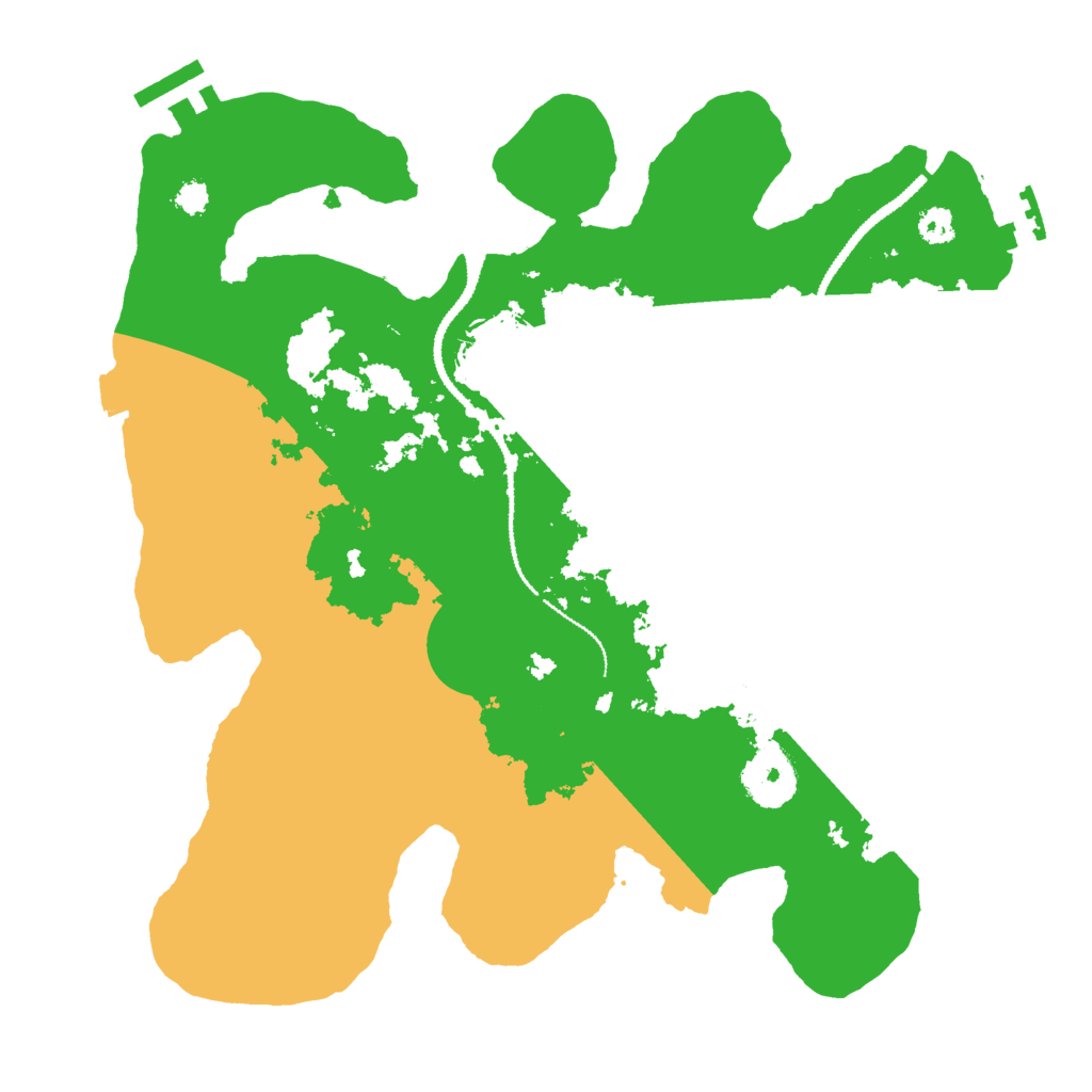 Biome Rust Map: Procedural Map, Size: 3000, Seed: 1239641246