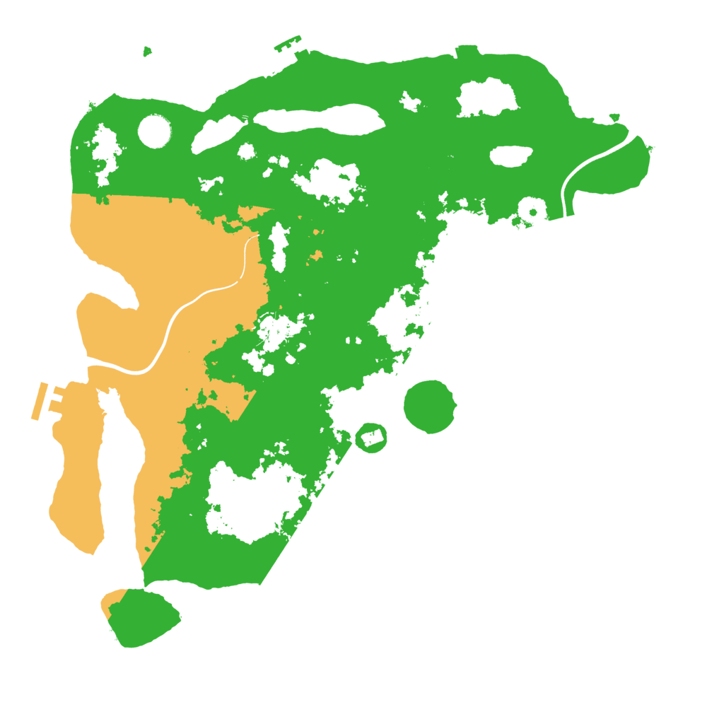 Biome Rust Map: Procedural Map, Size: 3850, Seed: 809969812