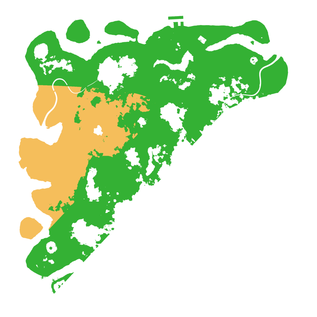 Biome Rust Map: Procedural Map, Size: 4250, Seed: 911957
