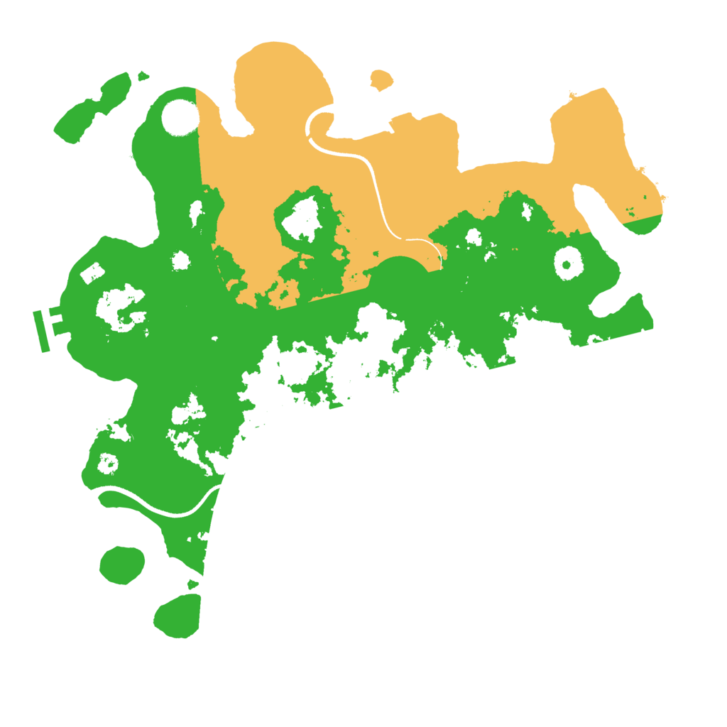 Biome Rust Map: Procedural Map, Size: 3500, Seed: 617456534
