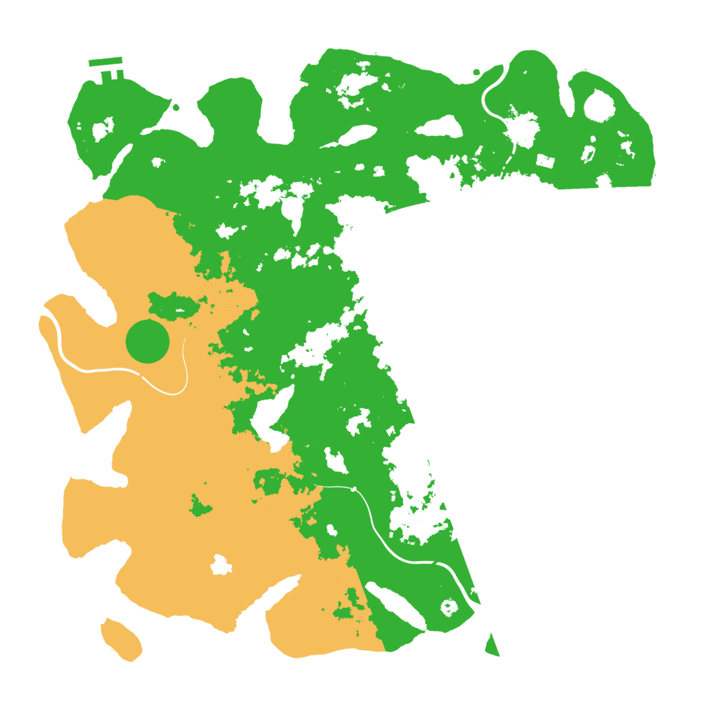 Biome Rust Map: Procedural Map, Size: 4250, Seed: 826474631