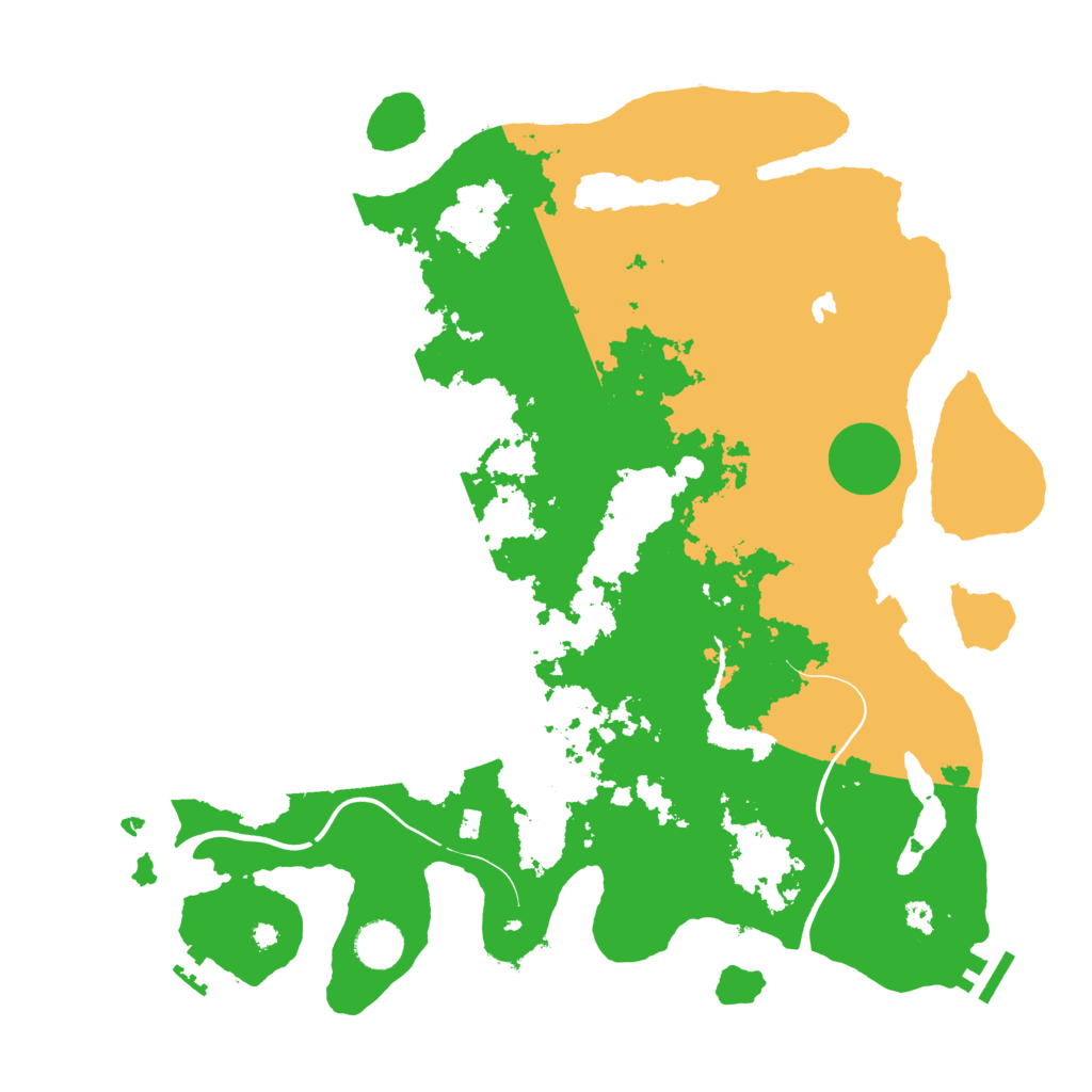 Biome Rust Map: Procedural Map, Size: 4000, Seed: 1027857048