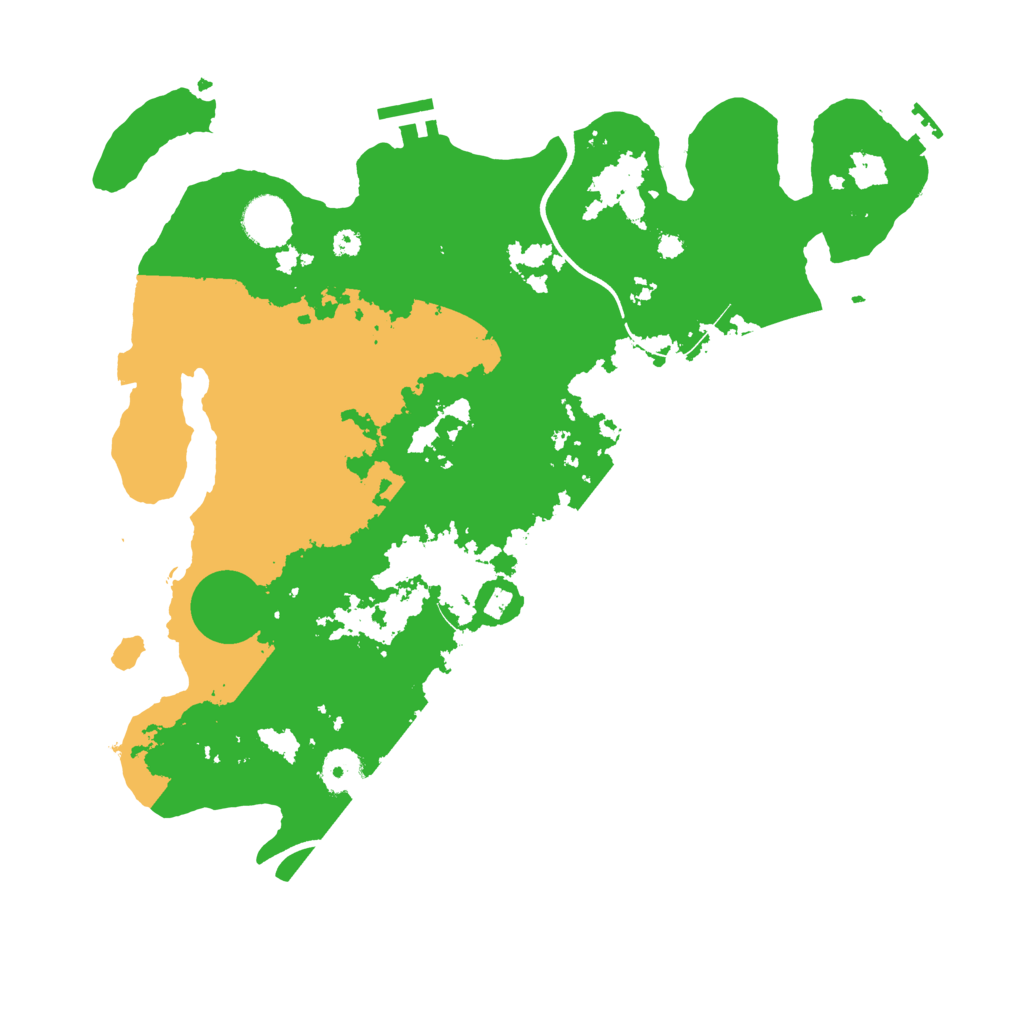 Biome Rust Map: Procedural Map, Size: 3700, Seed: 1044458865