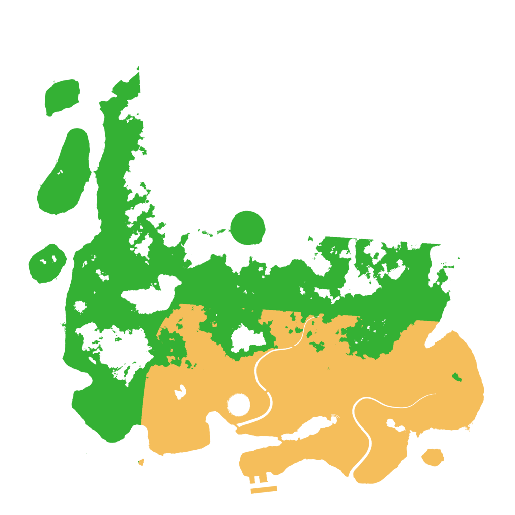 Biome Rust Map: Procedural Map, Size: 4000, Seed: 1303076288