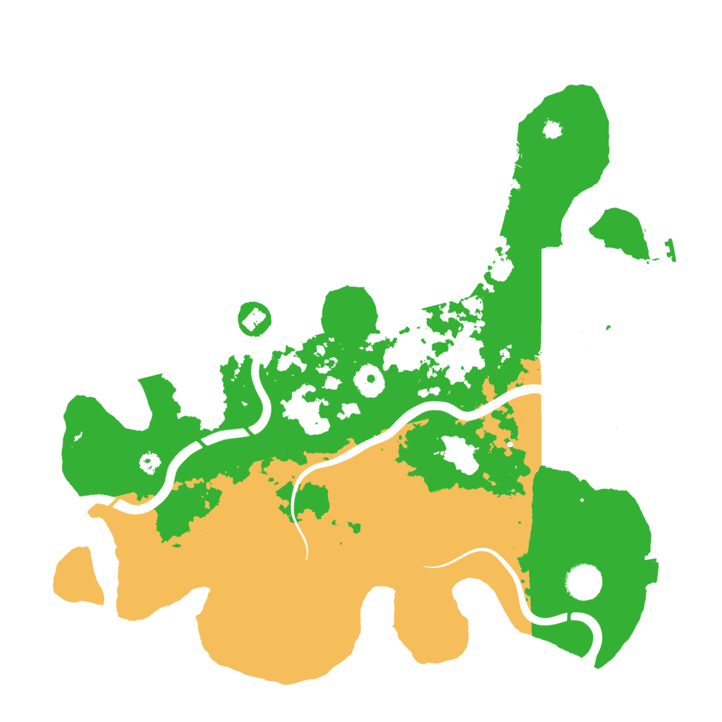 Biome Rust Map: Procedural Map, Size: 3500, Seed: 1679697706