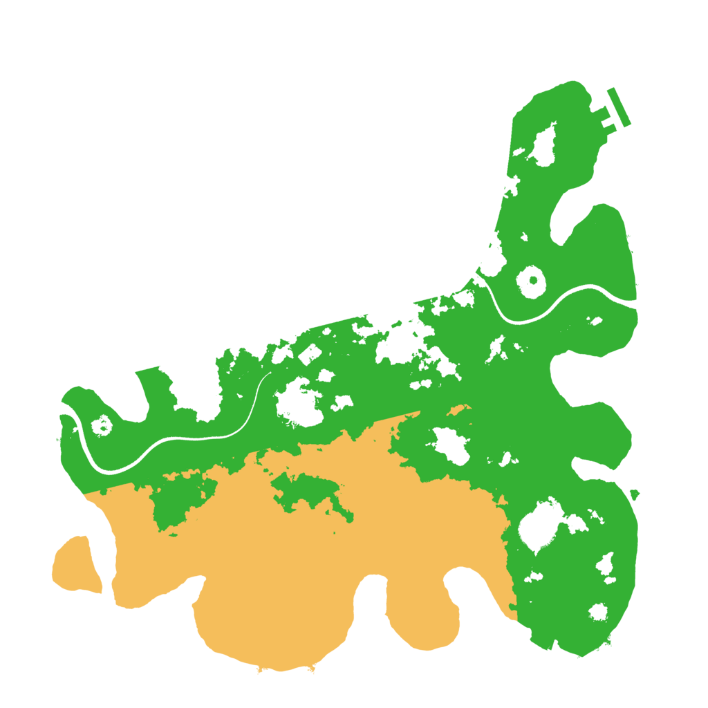 Biome Rust Map: Procedural Map, Size: 3500, Seed: 1679697706