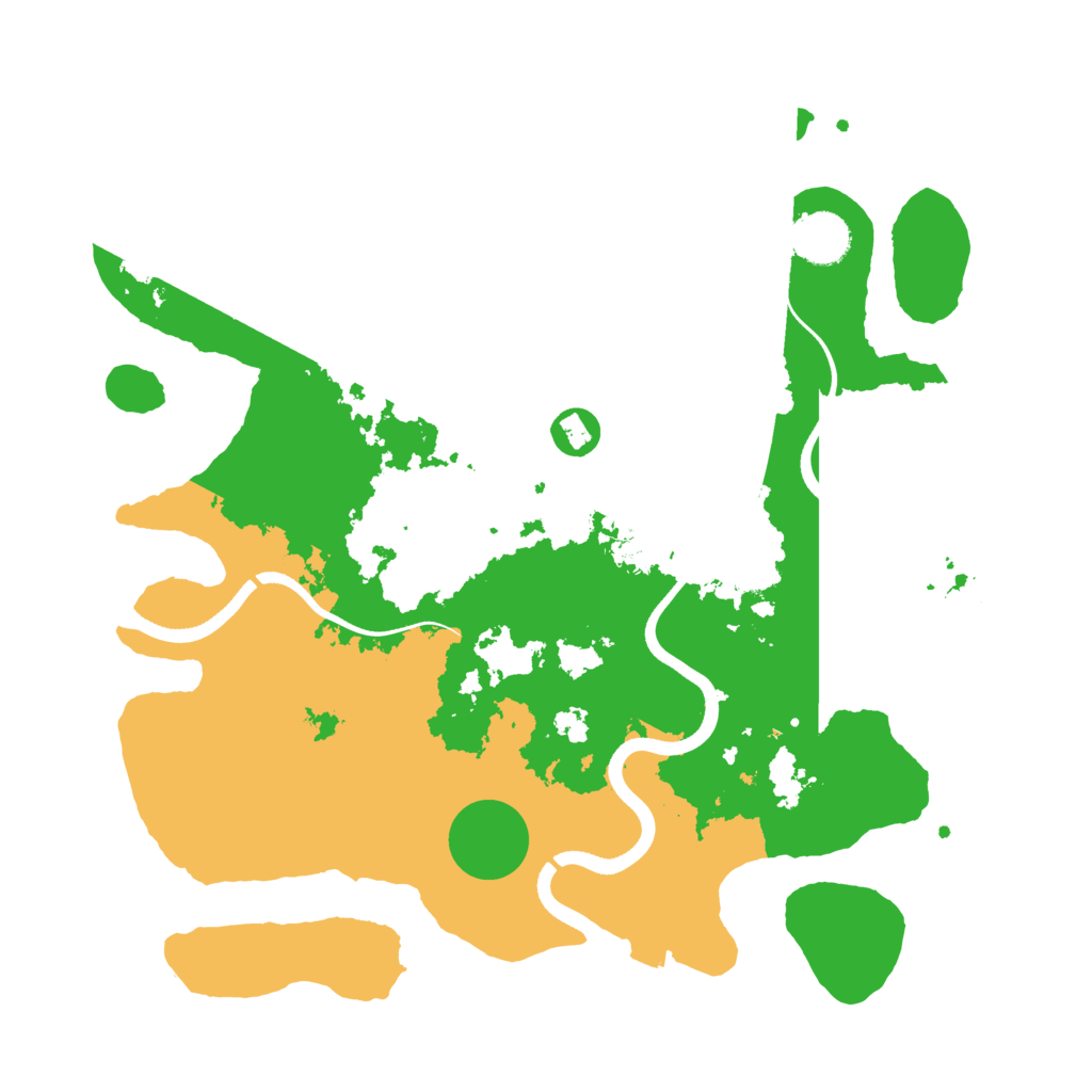 Biome Rust Map: Procedural Map, Size: 3600, Seed: 1436049148