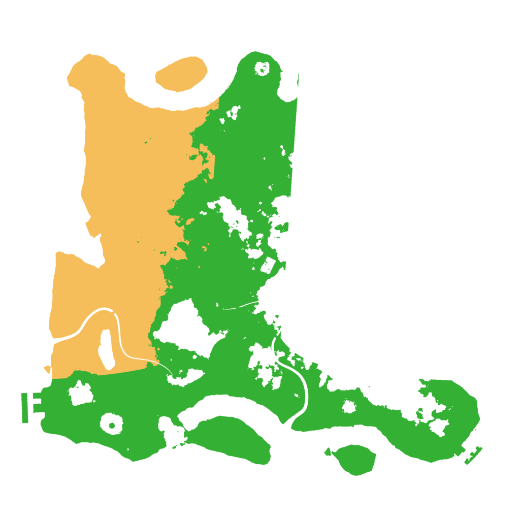 Biome Rust Map: Procedural Map, Size: 3500, Seed: 1899213118