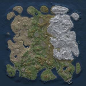 Thumbnail Rust Map: Procedural Map, Size: 4250, Seed: 1980883174, 15 Monuments