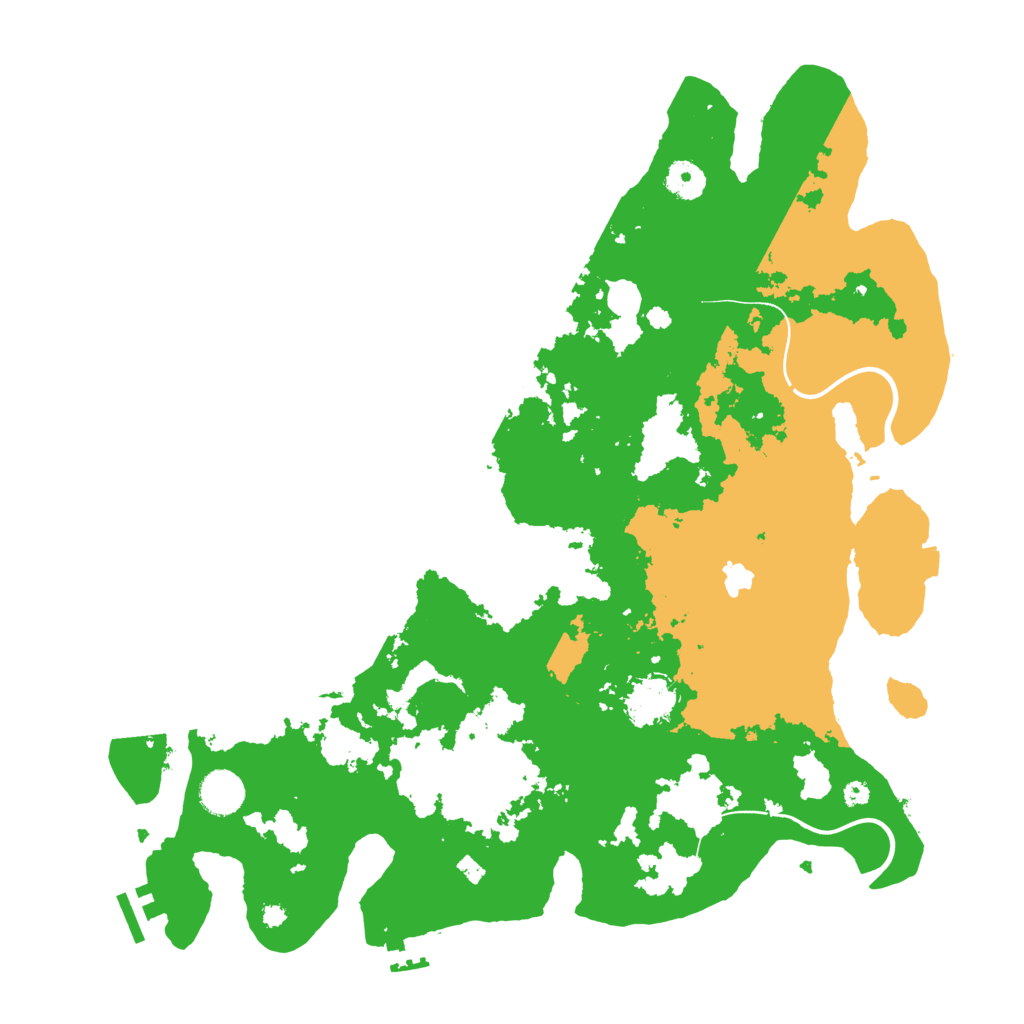Biome Rust Map: Procedural Map, Size: 4000, Seed: 926554