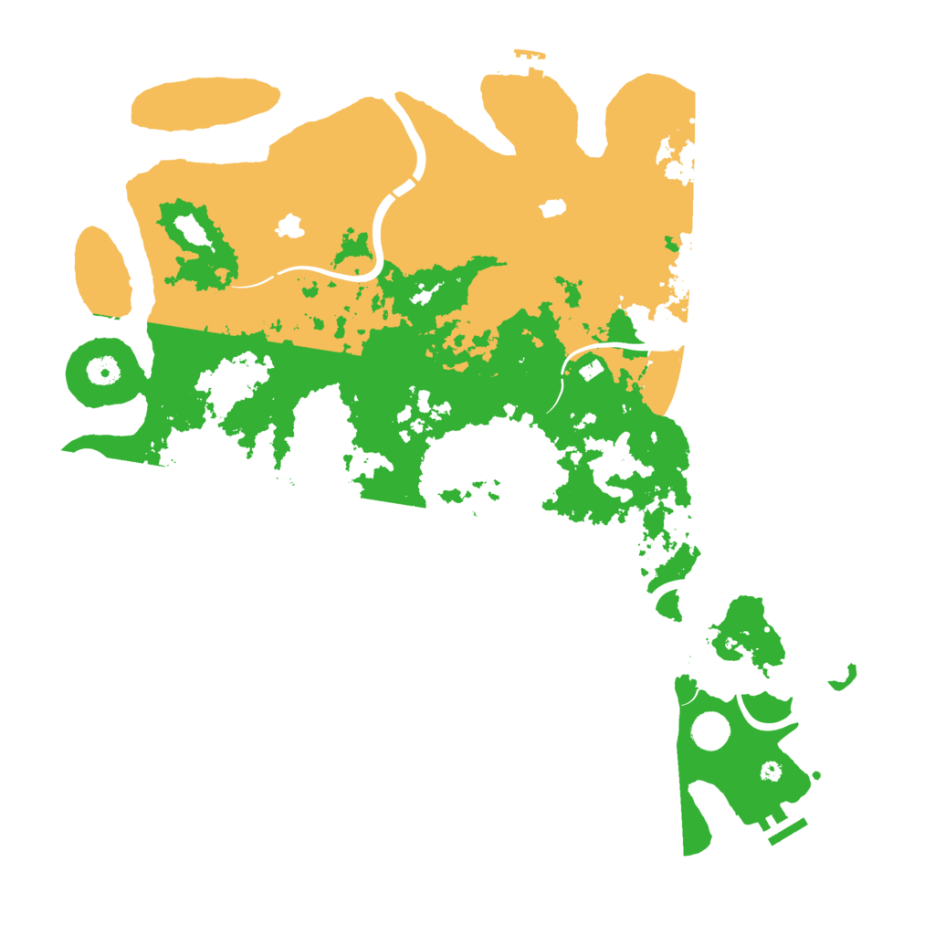 Biome Rust Map: Procedural Map, Size: 4500, Seed: 1498814382