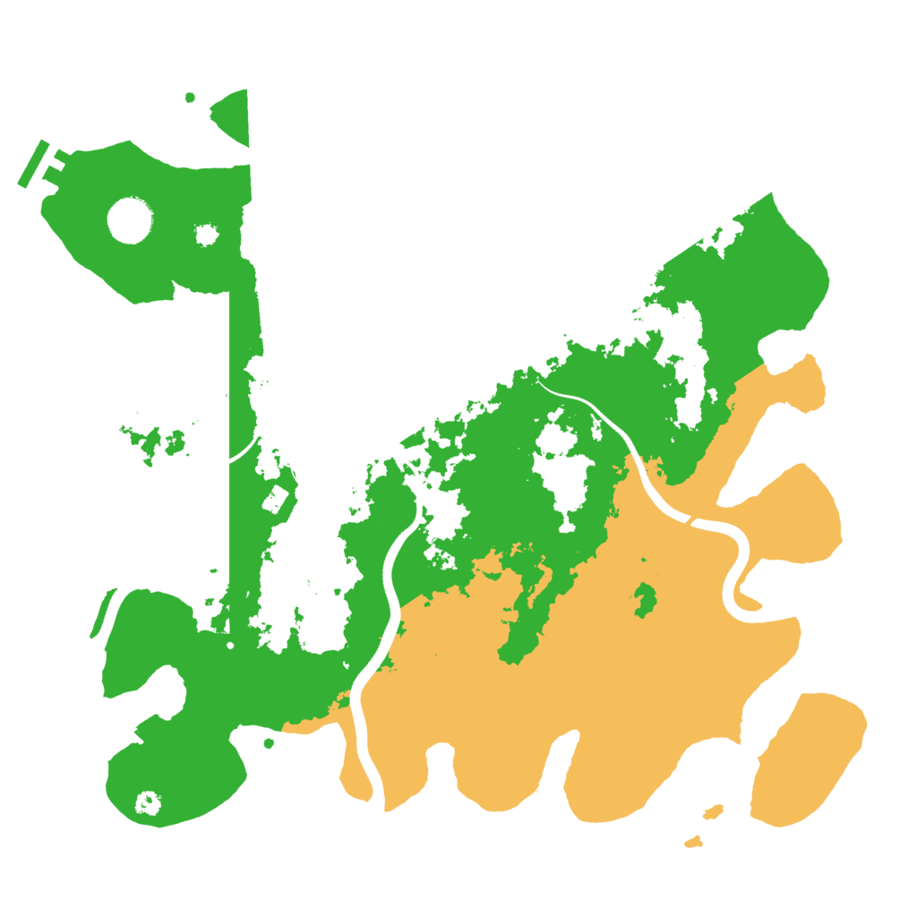 Biome Rust Map: Procedural Map, Size: 3650, Seed: 309808864