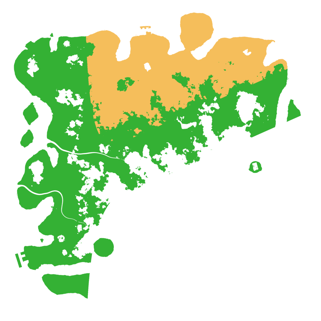 Biome Rust Map: Procedural Map, Size: 4550, Seed: 21272