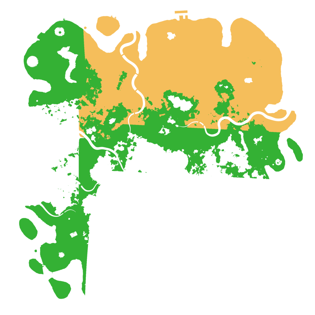 Biome Rust Map: Procedural Map, Size: 5000, Seed: 573626