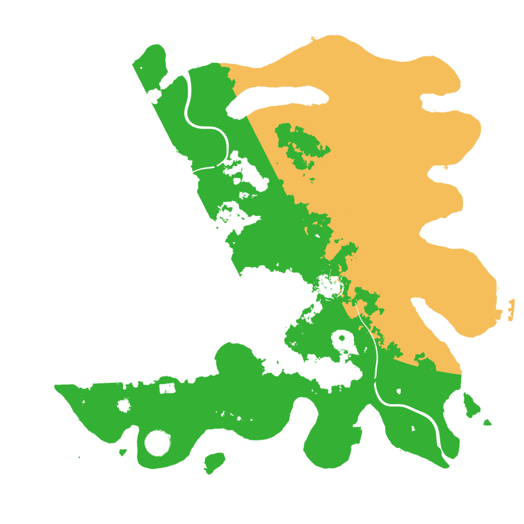 Biome Rust Map: Procedural Map, Size: 3600, Seed: 6122024