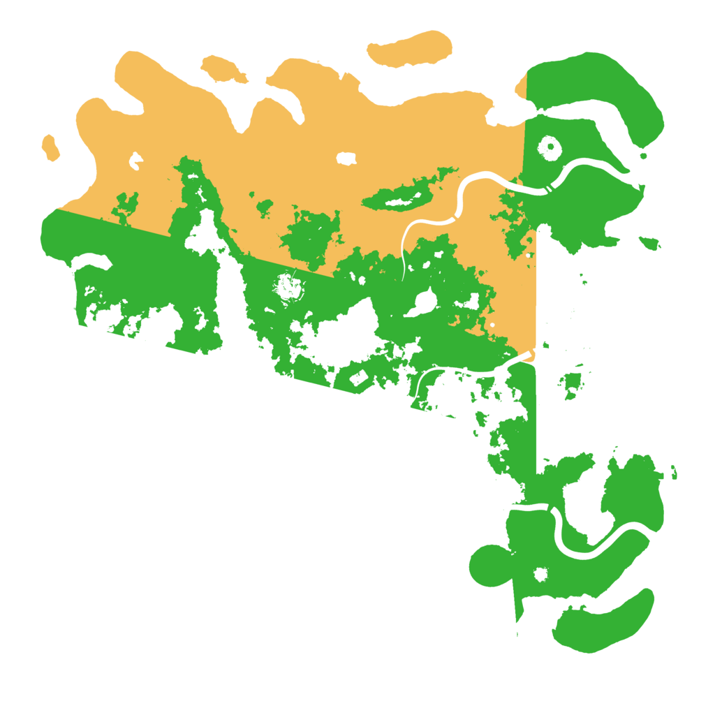 Biome Rust Map: Procedural Map, Size: 4500, Seed: 69149875