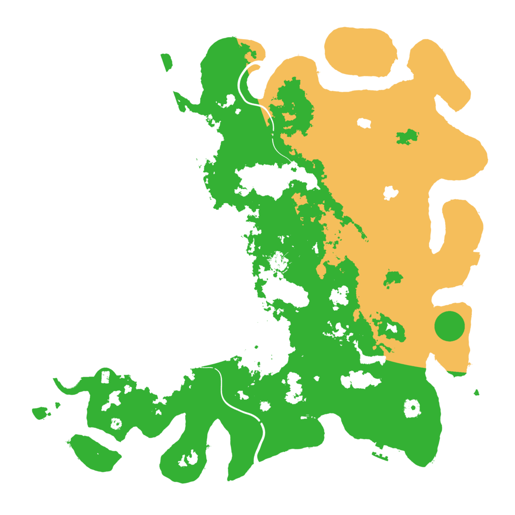 Biome Rust Map: Procedural Map, Size: 4500, Seed: 1672