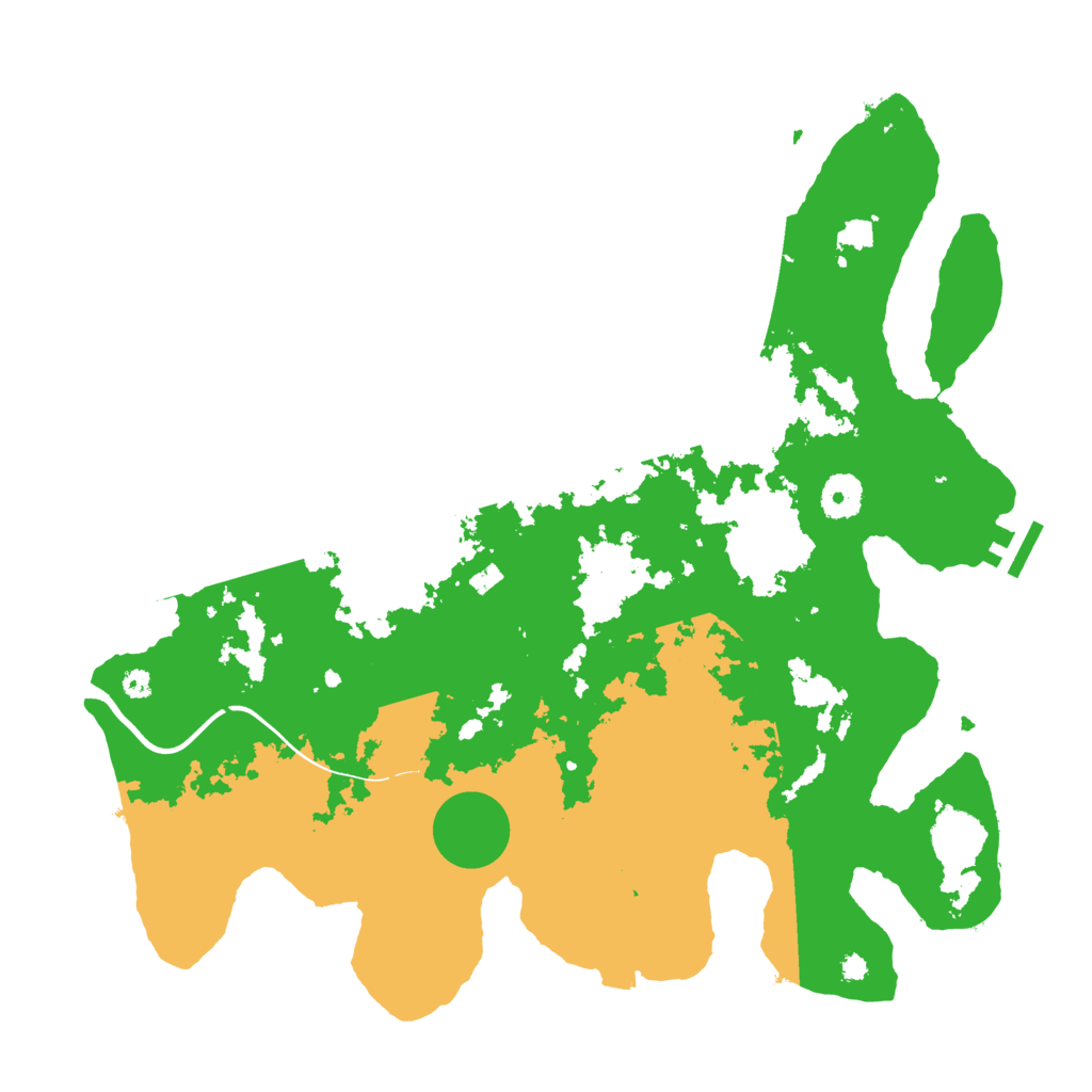 Biome Rust Map: Procedural Map, Size: 3750, Seed: 1986589406