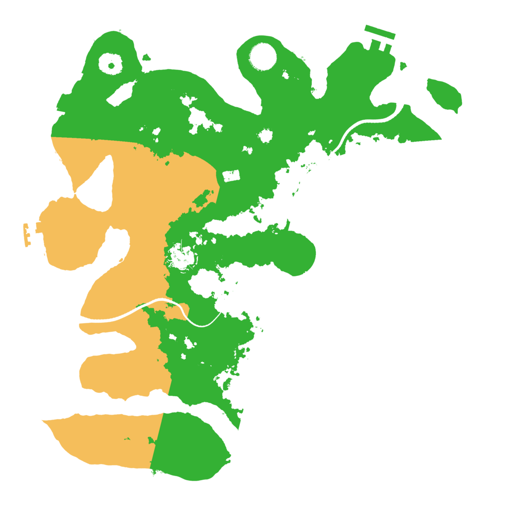 Biome Rust Map: Procedural Map, Size: 3325, Seed: 57341