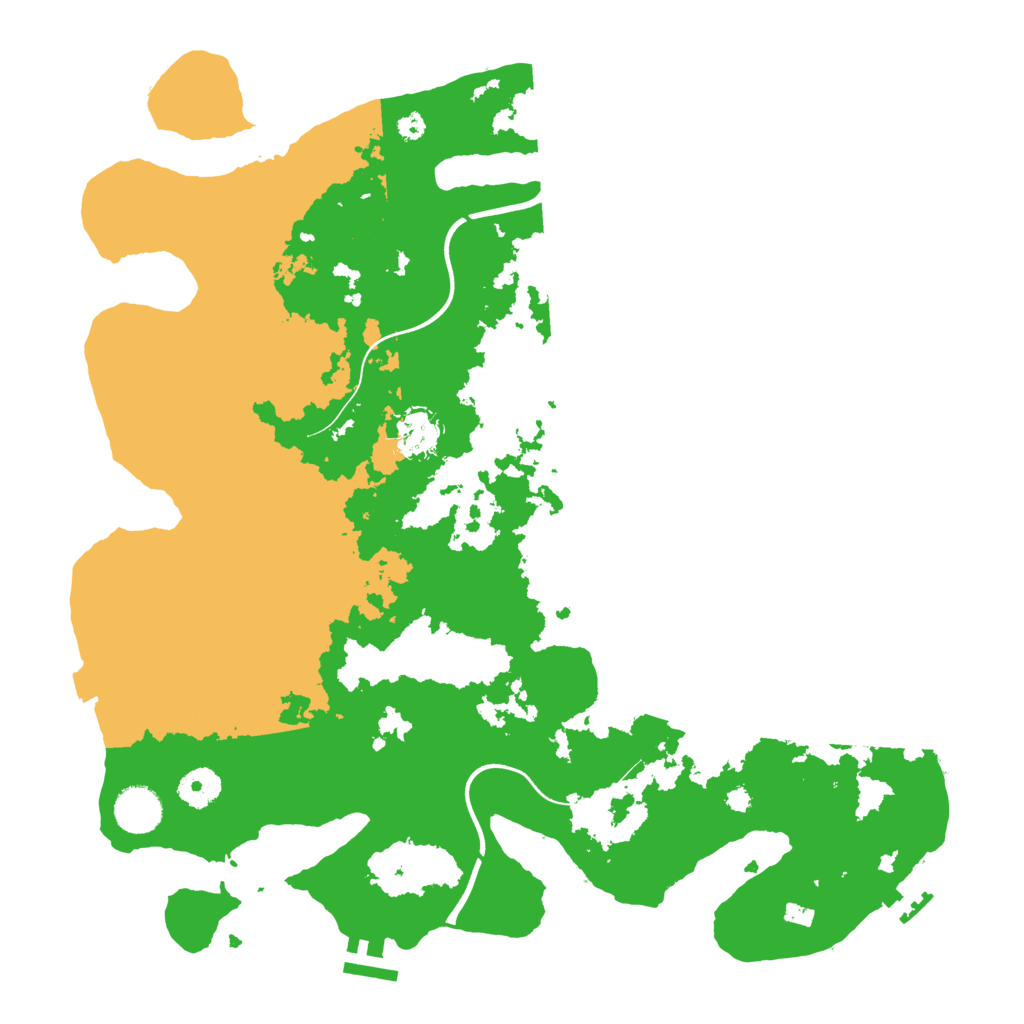Biome Rust Map: Procedural Map, Size: 3800, Seed: 573542558