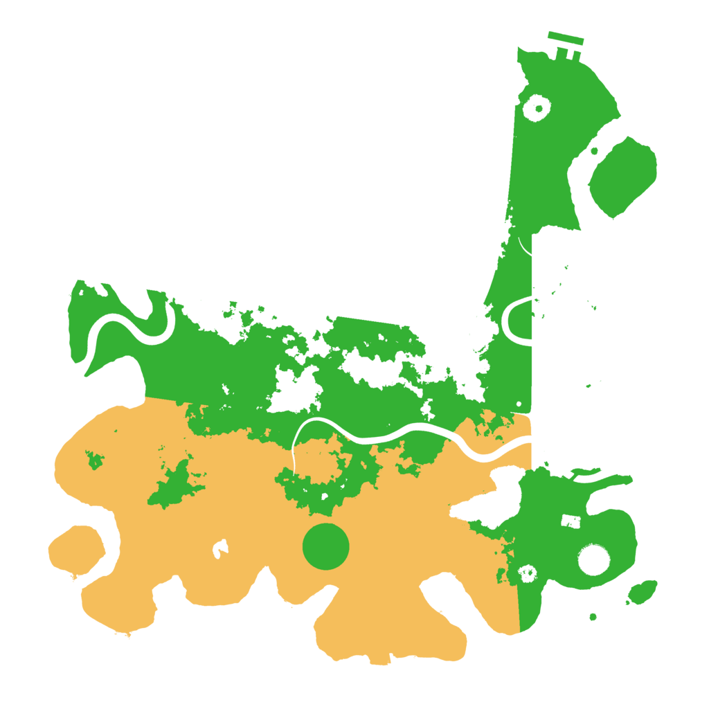 Biome Rust Map: Procedural Map, Size: 4000, Seed: 955866789