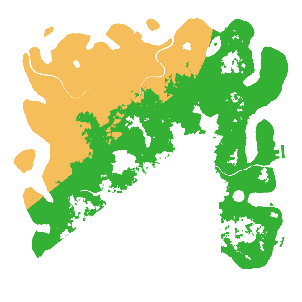 Biome Rust Map: Procedural Map, Size: 4500, Seed: 1496607828