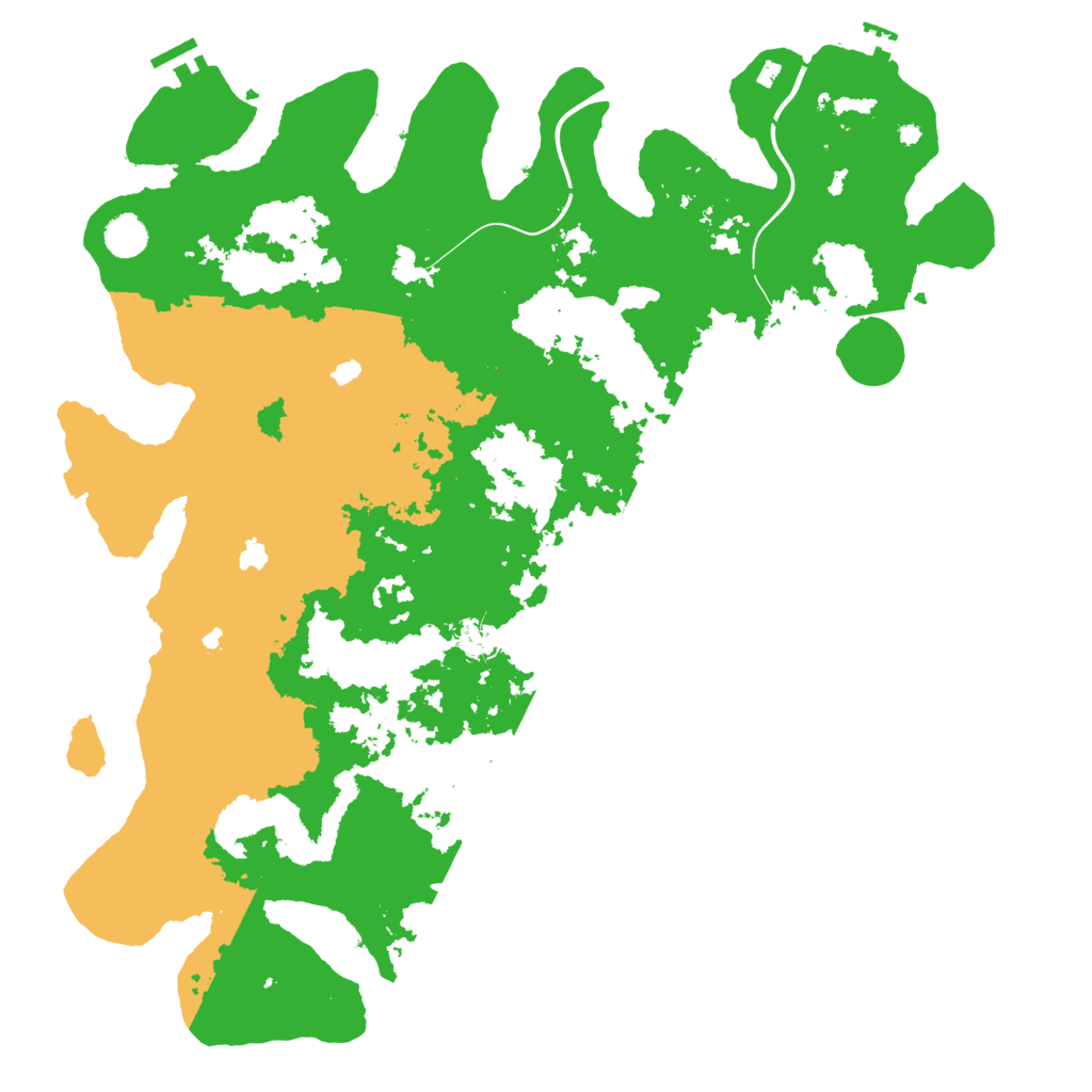 Biome Rust Map: Procedural Map, Size: 4500, Seed: 68108116
