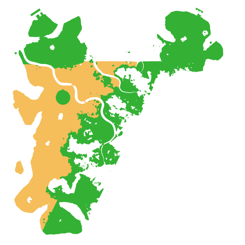 Biome Rust Map: Procedural Map, Size: 4500, Seed: 68108116