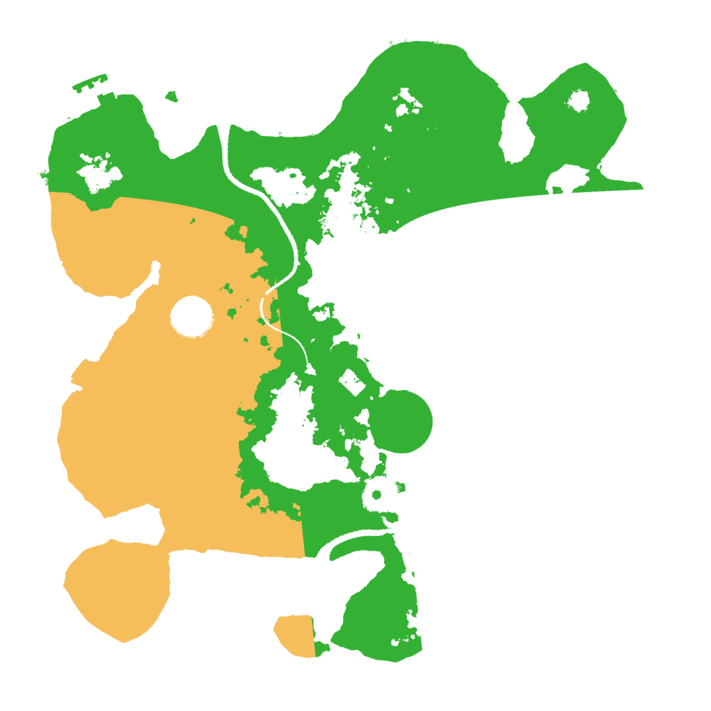 Biome Rust Map: Procedural Map, Size: 3000, Seed: 7669