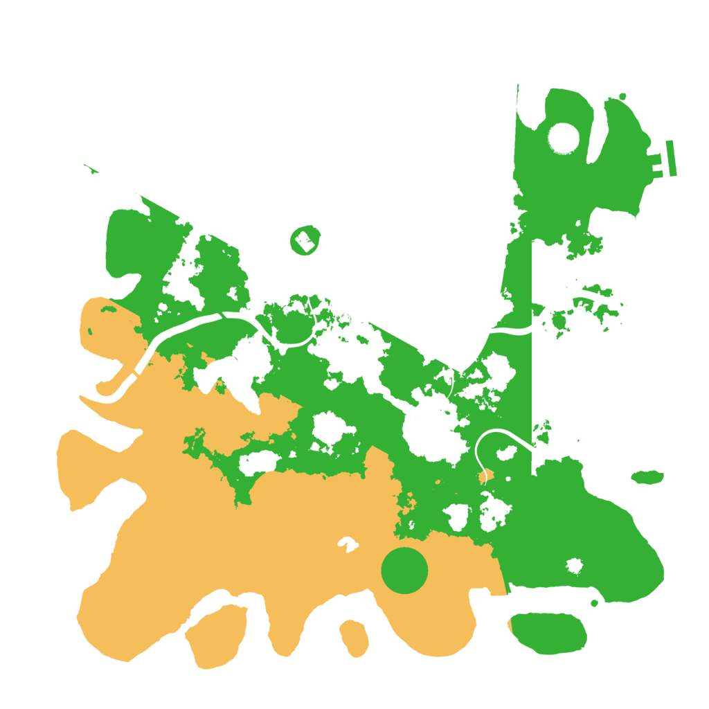 Biome Rust Map: Procedural Map, Size: 4000, Seed: 248231123