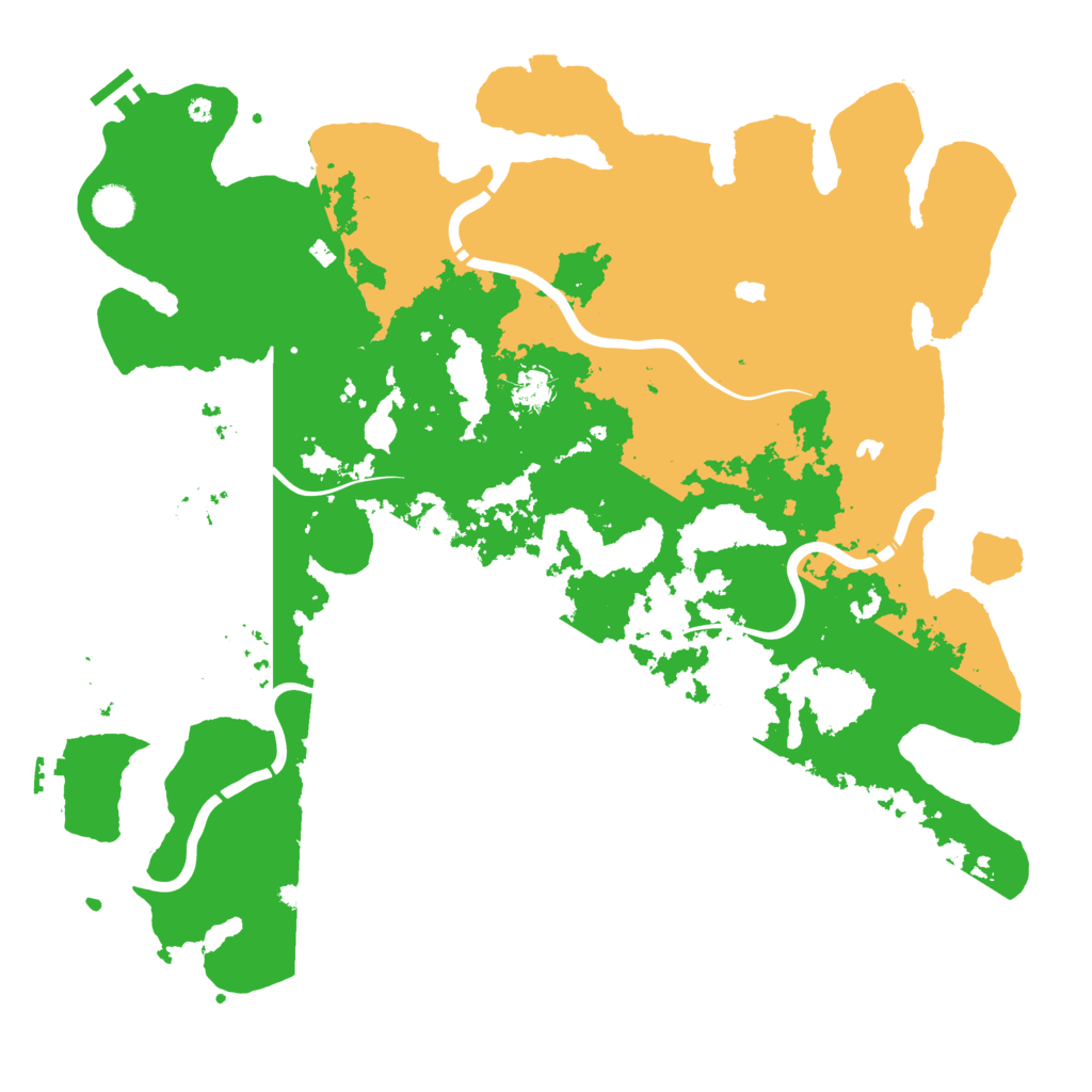 Biome Rust Map: Procedural Map, Size: 4500, Seed: 1328944821