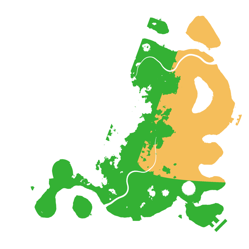 Biome Rust Map: Procedural Map, Size: 3250, Seed: 97722599