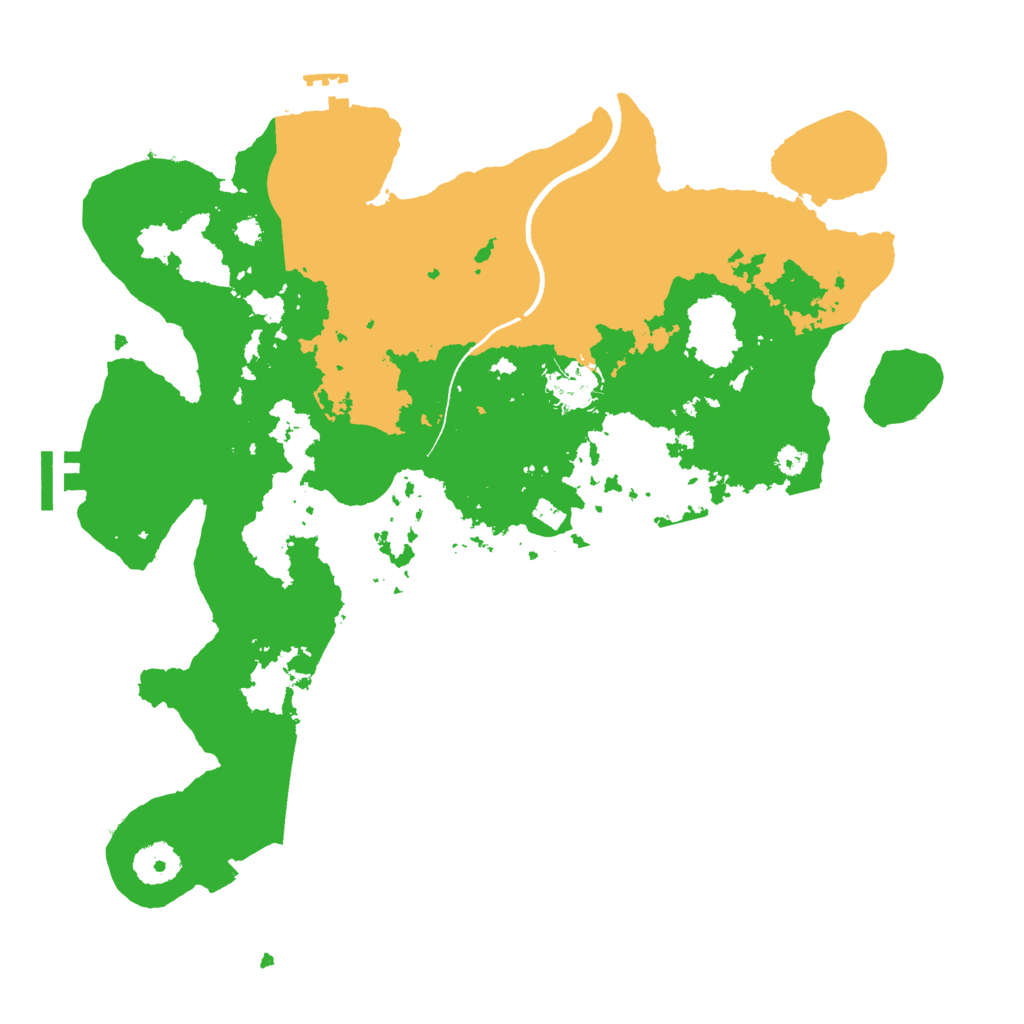 Biome Rust Map: Procedural Map, Size: 3500, Seed: 1014028737