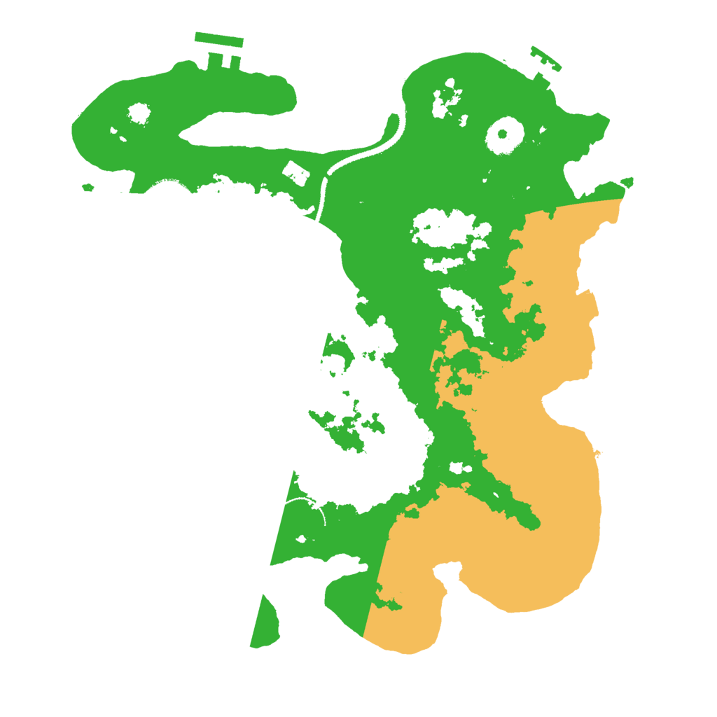 Biome Rust Map: Procedural Map, Size: 3000, Seed: 55667722