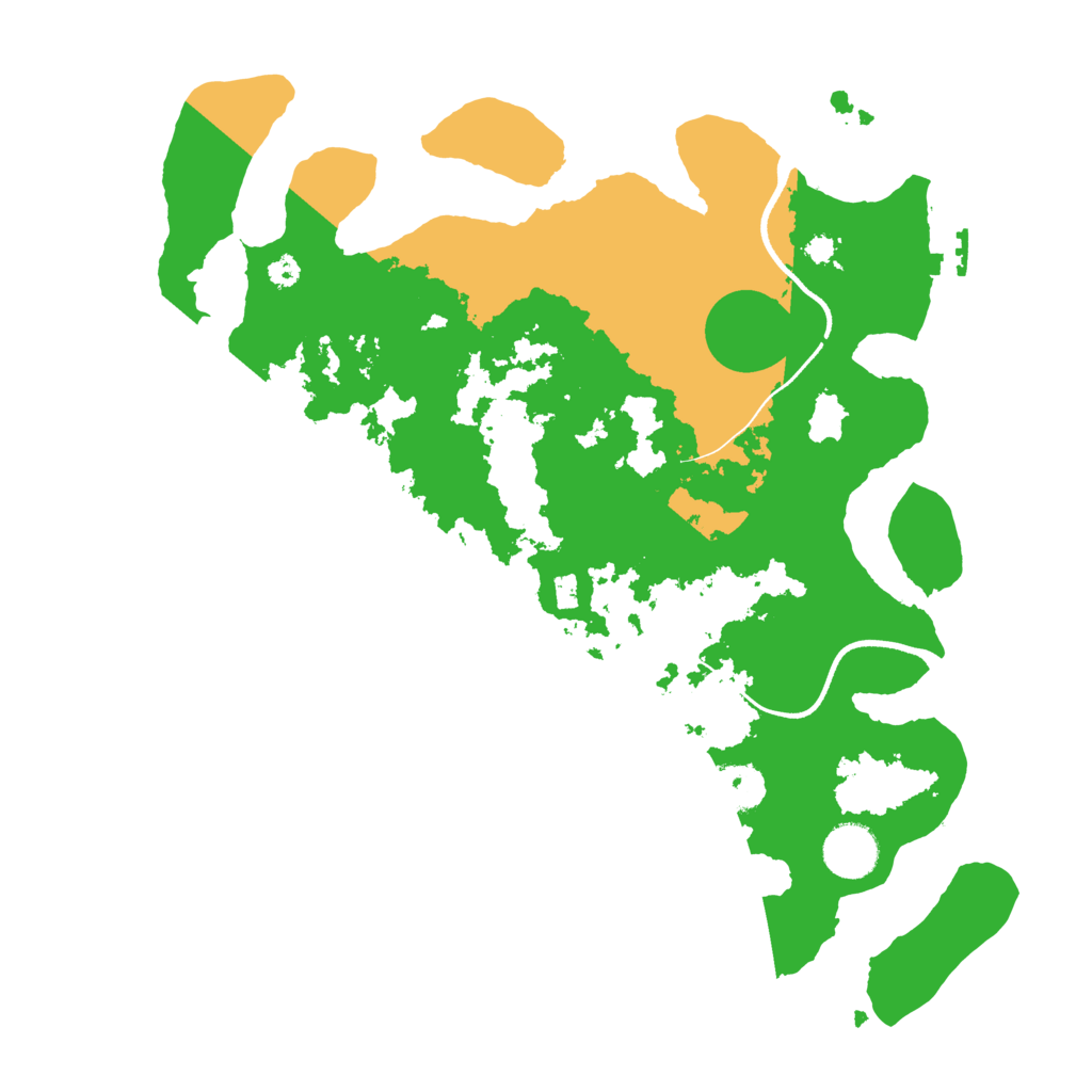 Biome Rust Map: Procedural Map, Size: 3500, Seed: 1753771215