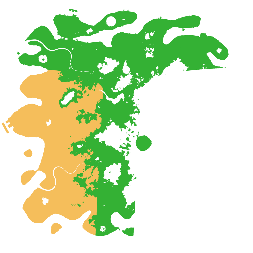 Biome Rust Map: Procedural Map, Size: 4500, Seed: 123786