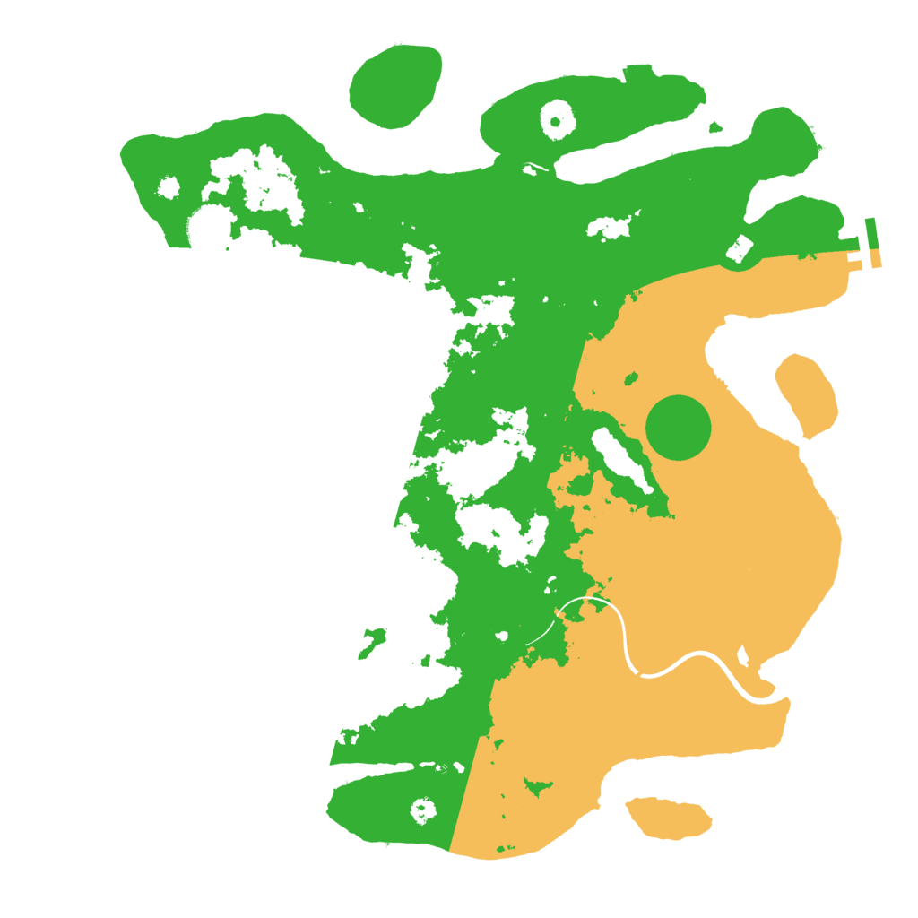 Biome Rust Map: Procedural Map, Size: 3700, Seed: 34567512